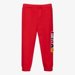 Sonia Rykiel Paris-Girls Red Logo Joggers | Childrensalon Outlet