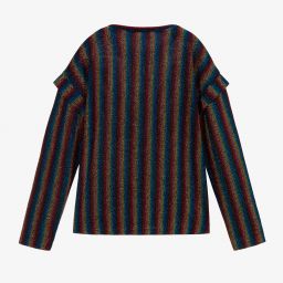 Sonia Rykiel Paris-Топ в радужную полоску с люрексом | Childrensalon Outlet