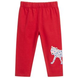Sonia Rykiel Paris-Red Cotton Baby Leggings | Childrensalon Outlet