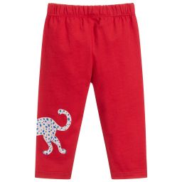 Sonia Rykiel Paris-Red Cotton Baby Leggings | Childrensalon Outlet