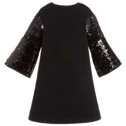 Sonia Rykiel Paris-Sequin Sleeves Jersey Dress | Childrensalon Outlet
