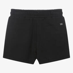 Sonia Rykiel Paris-Teen Girls Black Cotton Jersey Shorts | Childrensalon Outlet