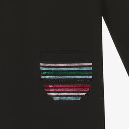 Sonia Rykiel Paris-Teen Girls Black Diamanté Dress | Childrensalon Outlet