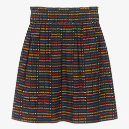 Sonia Rykiel Paris-تنورة تينز بناتي قطن لون أسود | Childrensalon Outlet