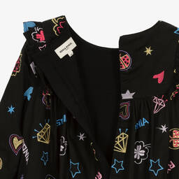 Sonia Rykiel Paris-Teen Girls Black Stars & Charms Dress | Childrensalon Outlet
