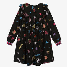 Sonia Rykiel Paris-Teen Girls Black Stars & Charms Dress | Childrensalon Outlet