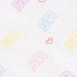 Sonia Rykiel Paris-Teen Girls White Cotton Embroidered Jumpsuit | Childrensalon Outlet