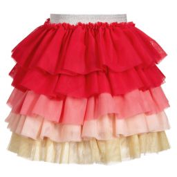 Sonia Rykiel Paris-Teen Pink & Yellow Tulle Skirt | Childrensalon Outlet