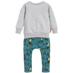 SOOKIbaby-Grey & Green Trousers Set | Childrensalon Outlet