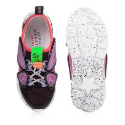 Sophia Webster Mini-Black & Purple Fly By Trainers | Childrensalon Outlet