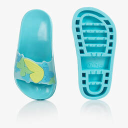 Sophia Webster Mini-Girls Blue Butterfly Jelly Sliders | Childrensalon Outlet