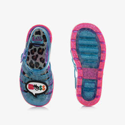 Sophia Webster Mini-Girls Blue LOL Surprise Jelly Sandals | Childrensalon Outlet