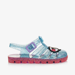 Sophia Webster Mini-Girls Blue LOL Surprise Jelly Sandals | Childrensalon Outlet