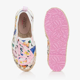 Sophia Webster Mini-Girls Ivory Butterfly Espadrilles | Childrensalon Outlet