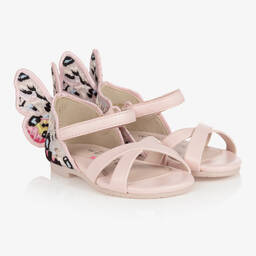 Sophia Webster Mini-Girls Pale Pink Chiara Sandal | Childrensalon Outlet