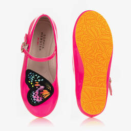 Sophia Webster Mini-Girls Pink Butterfly Shoes | Childrensalon Outlet