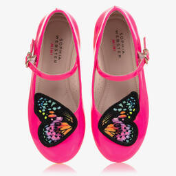 Sophia Webster Mini-Girls Pink Butterfly Shoes | Childrensalon Outlet