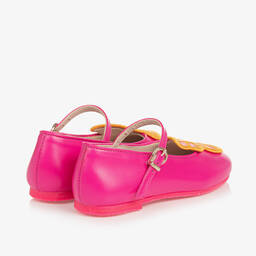 Sophia Webster Mini-Girls Pink Leather Butterfly Shoes | Childrensalon Outlet