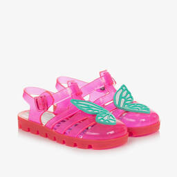 Sophia Webster Mini-Girls Pink LOL Surprise Jelly Sandals | Childrensalon Outlet