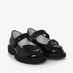Sophia Webster Mini-Girls Shiny Leather Butterfly Flats | Childrensalon Outlet