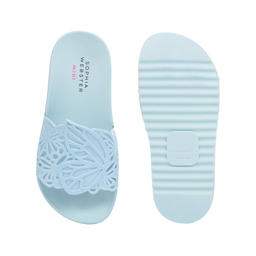 Sophia Webster Mini-Pale Blue Butterfly Sliders | Childrensalon Outlet