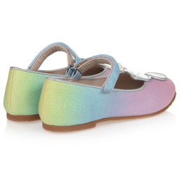 Sophia Webster Mini-Розовые туфли с блестками и декоративными бабочками | Childrensalon Outlet