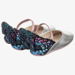 Sophia Webster Mini-Silver CHIARA Pre-Walker Shoes | Childrensalon Outlet