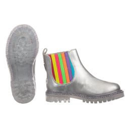 Sophia Webster Mini-Silver Leather Lara Boots | Childrensalon Outlet