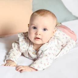 Sophie la Girafe-طقم ليغنغز قطن لون زهري للمولودات | Childrensalon Outlet