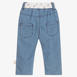 Sophie la Girafe-Голубые брюки из шамбре для малышей | Childrensalon Outlet