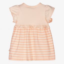 Sophie la Girafe-Кораллово-розовое платье с жирафом | Childrensalon Outlet