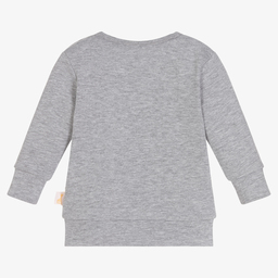 Sophie la Girafe-سويتشيرت قطن جيرسي لون رمادي مونس للأطفال | Childrensalon Outlet