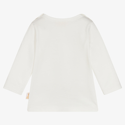 Sophie la Girafe-Кремовый хлопковый топ для малышей | Childrensalon Outlet