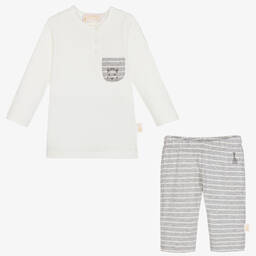 Sophie la Girafe-Кремовый топ и серые штанишки для малышей | Childrensalon Outlet