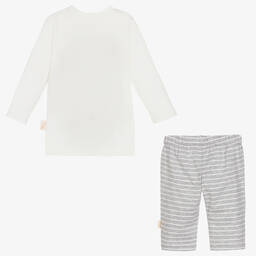 Sophie la Girafe-Кремовый топ и серые штанишки для малышей | Childrensalon Outlet