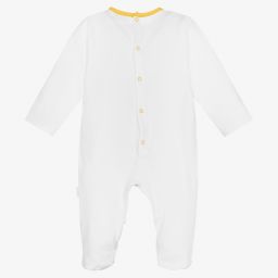 Sophie la Girafe-Белый хлопковый комбинезон | Childrensalon Outlet