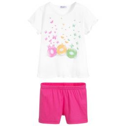 Sottocoperta-Girls Cotton Short Pyjamas | Childrensalon Outlet