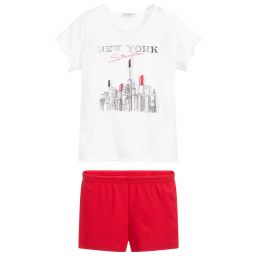Sottocoperta-Girls Cotton Short Pyjamas | Childrensalon Outlet