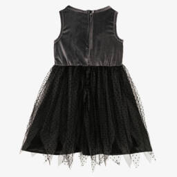 Souza-فستان الساحرة قطيفة وتول لون أسود | Childrensalon Outlet