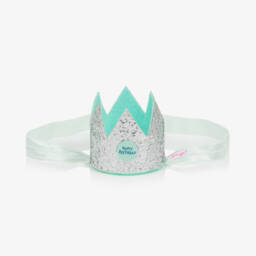 Souza-طوق للرأس تاج لون فضّي (24 سم) | Childrensalon Outlet