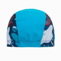 Splash About-Blue Sea Print Baby Swim Hat (UPF50+) | Childrensalon Outlet