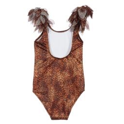 Stella Cove-Brown Cheetah Swimsuit | Childrensalon Outlet