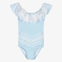 Stella Cove-Голубой купальник с лепестками | Childrensalon Outlet