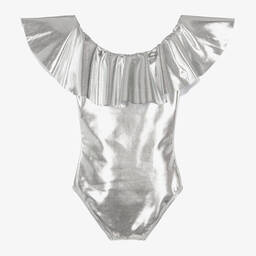 Stella Cove-Серебристый купальник с оборкой для девочек | Childrensalon Outlet