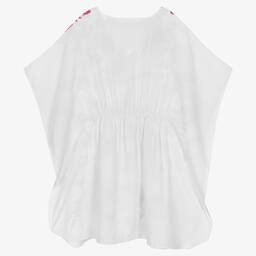 Stella Cove-قفطان لون أبيض للبنات | Childrensalon Outlet