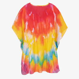 Stella Cove-Красно-желтый кафтан с эффектом тай-дай | Childrensalon Outlet