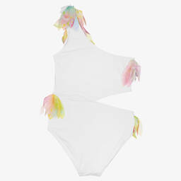 Stella Cove-مايّو تينز بناتي لون أبيض بألوان قوس قزح | Childrensalon Outlet