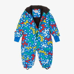 Stella McCartney Kids-Baby Boys Blue Star Snowsuit | Childrensalon Outlet