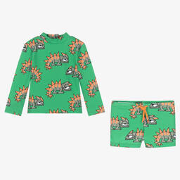Stella McCartney Kids-Baby Boys Green Gecko Swim Set (UPF50+) | Childrensalon Outlet