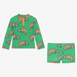 Stella McCartney Kids-Baby Boys Green Gecko Swim Set (UPF50+) | Childrensalon Outlet